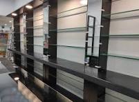 Wall Mounted Mobile Shop Glass Display Rack