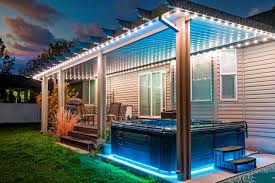 Beautiful vacation home in boynton beach, south florida, near the beaches and downtown delray's atlantic avenue. Pool Patio Cages Decks Docks Gallery Permanent Programmable Christmas And Holiday Led Lighting For Homes Businesses Trimlight For Exterior For Home Business
