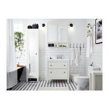 Hemnes Rattviken Bathroom Vanity Black Brown Stain Ikea Ikea Bathroom Trendy Bathroom Mirror Cabinets
