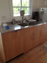 Ikea Boxes Custom Vg Fir Faces On Base Cabinet And Ikea Dw Custom 30 Deep Integral Stainless Counter Top And Sink 2000 Fro Base Cabinets Ikea Boxes Cabinet