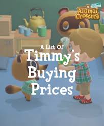 Nook S Cranny Shop Prices Guide Timmy S Buying Prices In Animal Crossing New Horizons Crossingcha Animal Crossing Animal Crossing Fish New Animal Crossing
