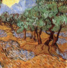 Olive Trees With Yellow Sky And Sun 1889 Vangogh Art Arthistory Carnet De Croquis Croquis