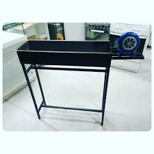 For Sale Grill With Stand Size 25x80x95 New Price 25 Bd للبيع منقلة حديد مع بلور وستاند مقاس 25x80x95 جديد السعر 25 Desk Corner Desk Home Decor