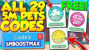 It includes those who are seems valid and also the old ones which sometimes can still work. All 29 Free 5m Event Pet Boost Codes In Science Simulator Roblox Youtube
