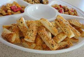 Tasty Cheese And Sesame Nibbles Recipe Food Com Recipe Low Carb Recipes Snacks Recipes Snack Recipes