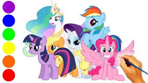 Maybe you would like to learn more about one of these? Belajar Menggambar Kuda Poni Dan Mewarnai Gambar Little Pony Youtube