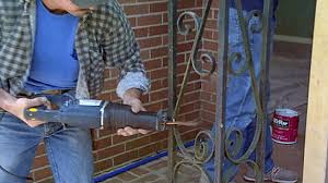 Building inspector says that i need to anchor the posts to the concrete. How To Replace A Wrought Iron Porch Column