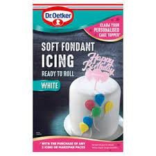 Meringue pop flower pot cake tutorial. Dr Oetker Ready To Roll White Soft Fondant Icing Sainsbury S