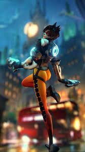 Blizzard Entertainment video games Tracer (Overwatch) #Blender portrait  display Lena Oxton yeero (Author) #Over… | Overwatch wallpapers, Overwatch  tracer, Overwatch