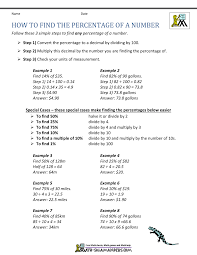 How To Find Percentage Of Numbers
