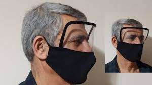 Turkiye De Ilk Goz Koruyuculu Maske 2 Si Birarda Maske Yapimi Siper Maskeler Gozler Youtube