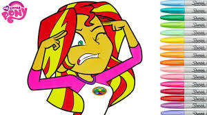 Some of the colouring page names are the best equestria coloring from 5 coloring of equestria, 15 my little pony equestria girls coloring, sunset shimmer pony coloring my little pony friendship is magic coloring, coloring sunset shimmer by art by ms on deviantart. My Little Pony Coloring Pages Sunset Shimmer Mlp Equestria Girls Mlpeg Rainbow Splash Youtube