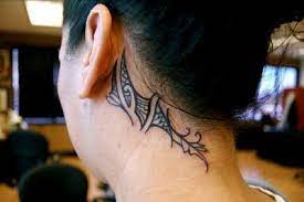 Behind The Ear Tattoo Behind Ear Tattoos Ear Tattoo Maori Tattoo