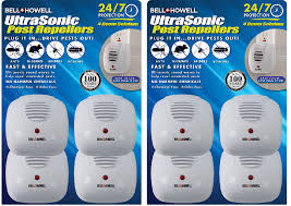 Ultrasonic pest repellers are in itself a these waves control and drive away mice, rats, cockroaches, bugs, mosquitoes and other insects bell+howell ultrasonic pest repeller is one of the most purchased and earliest pest repellers of. 2 Pack Bell Howell 4 Pack Ultrasonic Pest Repellers Walmart Com Walmart Com