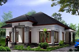Rumah joglo dengan atap mewah. Desain Rumah Indonesia Desain Rumah Dengan Teras Joglo Modern