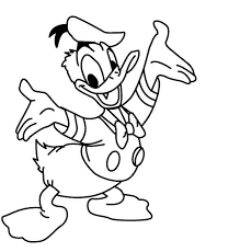 Children love to know how and why things wor. Coloring Pages Donald Duck Cartoon Coloring Pages Cartoon Drawings Drawings