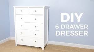 The only best real wood dresser that is very cheap i could find on amazon is the homfa's 4 drawer dresser, the drawers are removable and are very deep to keep your clothes and sometimes even your files Diy 6 Drawer Tall Dresser How To Build Youtube
