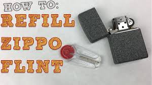 How do you refill a zippo lighter? How To Refill A Zippo Lighter Youtube