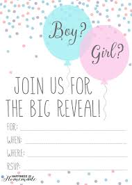Let the guests unbox little containers containing either. Baby Gender Reveal Party Invitations Happiness Is Homemade