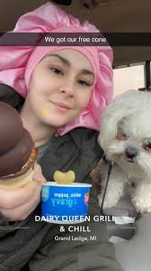 We got our free cone from Dairy Queen