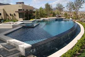Custom Negative Edge Pool Infinity Edge Pool Infinity Pool Backyard Luxury Swimming Pools