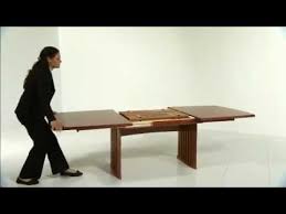 · 30 day return policy · lowest price guarantee Danish Living Contemporary Extendable Dining Table Product Demonstration From Wharfside Youtube