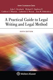 A Practical Guide To Legal Writing And Legal Method Aspen Coursebook Series By John C Dernbach Aspen Publishers Free Books Online Book Addict Ebook
