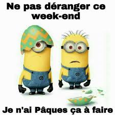 Epingle Par Manou 07 Sur Les Minions Humour Paques Blagues De Paques Paques Drole