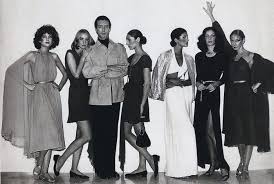 Halston and the halstonette models, 1977. Monday Morning Photos Fashion School Daily
