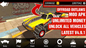 The cash will increment as you use. Offroad Outlaws Mod Apk Unlock All Vehicles Free Premium Unlimited Money Latest 4 9 1 Youtube