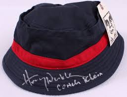 The waterboy is a 1998 sports comedy that stars adam sandler, kathy bates, and henry winkler about a 31 year old waterboy working for a louisiana college football team, bobby boucher, who discovers he has an unreal tackling ability. Henry Winkler Signed Waterboy Bucket Coaching Hat Inscribed Coach Klein Schwartz Coa