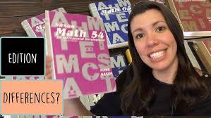 Comparing Saxon Math 54 1st vs 3rd editions