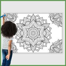 Analysts propose that coloring pages for kids have a helpful impact. Printed Jumbo Coloring Poster Happy Life 1 80m X 0 90m Giant Coloring Posters