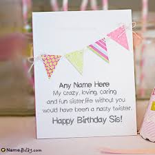 Make a birthday card online ⏩ crello make your friends and family feel happy birthday card generator create incredible happy birthday cards in a few clicks! Free Download Birthday Cards For Sister With Name