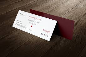 Gift Certificates Rouge Restaurant