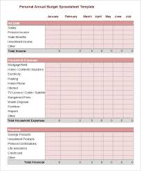Annual Budget Templates 14 Free Doc Pdf Xls Printable Personal Budget Template Budget Template Free Budget Spreadsheet