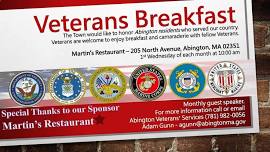 Abington Veterans Breakfast