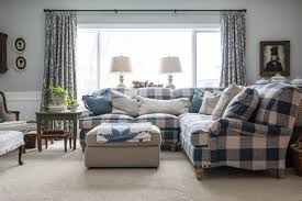 Buffalo check dining chair pads feature a traditional check of black and white checks about 1.5 inch in size. Arhaus Outerbanks Sectional Miss Mustard Seed