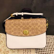 Cassie Crossbody With Signature Canvas Blocking No 74091 Coach Coach Coach 9 9 Shopee Malaysia