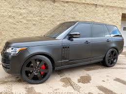 All of our services are performed with industry qualified, trained, and starting with the most basic, entry level paint protection film, moving all the way up to completely custom, total car coverage, and satin clear vehicle wraps, we. Range Rover Ceramic Coating Mile High Customs