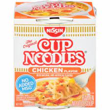 They have a soft, bouncy texture, and are simple to prepare: Nissin Cup Noodles Chicken Flavor Ramen Noodle Soup 2 25 Oz Kroger