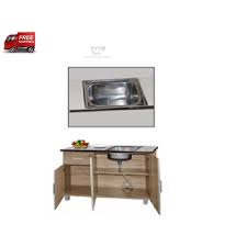 Saiz yang fleksibel dan menjimatkan ruang. 4ft Sinki Cabinet Kabinet Dapur Basin Almari Basin Deliver Installation Within Klang Valley Shopee Malaysia