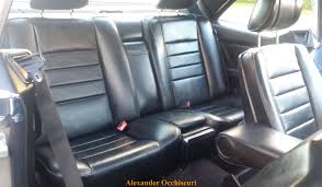 Amazing Fully Original Black Leather Interior Back Seats Of The Astonishing W126 Coupe Sec By Alexander Occhiscuri