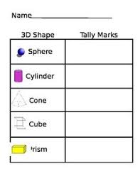Shapes Tally Chart Related Keywords Suggestions Shapes