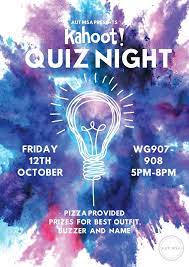 Kahoot can be used to revise vocabulary, create polls, conduct a fun test to check the students' knowledge instead of a standardized test, boost students' competitiveness. Aut Msa Finally Aut Msa Is Back With The Most Awaited Event Of The Year The Kahoot Quiz Night Before We All Actually Head Off In The Exam Season And Then