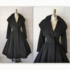 50 S Lilli Ann Coat Vintage 1950 S Lilli Ann New Look Black Mohair Princess Evening Dress Coat S M Vintage Outfits Princess Evening Dress Lilli Ann Coat
