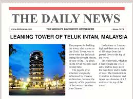 It started to tilt four years after its construction finished due to an underground stream. Calameo Leaning Tower Of Teluk Intan Malaysia