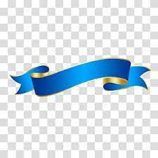 Blue Ribbon Logo Colored Ribbon Transparent Background Png Clipart Ribbon Logo Overlays Transparent Background Transparent Background