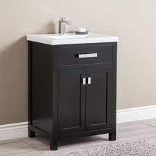 Right after the storm i went to consumer kitchen and bath to pick out replacement cabinets for my house. Water Creation Myra 24 In Bath Vanity In Espresso With Integrated Ceramics Vanity Top And Sink Myra24e Vanities Water Creations Ceramics Countertop Vanities Give