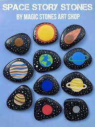 Solar System Toys Story Stones Christmas Gift Outer Space Etsy In 2021 Story Stones Solar System Crafts Educational Toys For Preschoolers